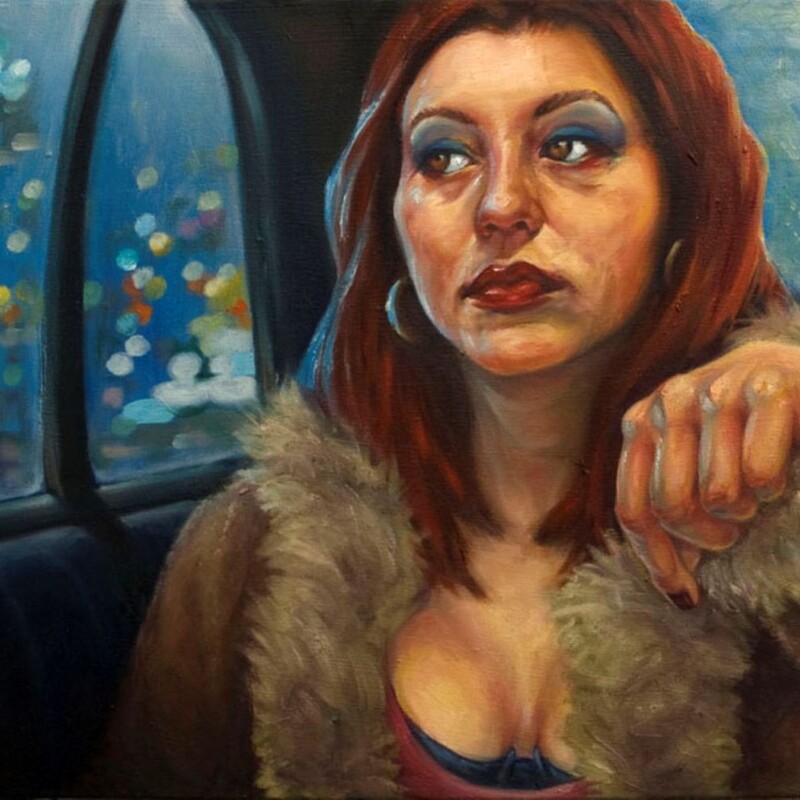 Off The Clock (24 in. x 30 in.), oil on canvas